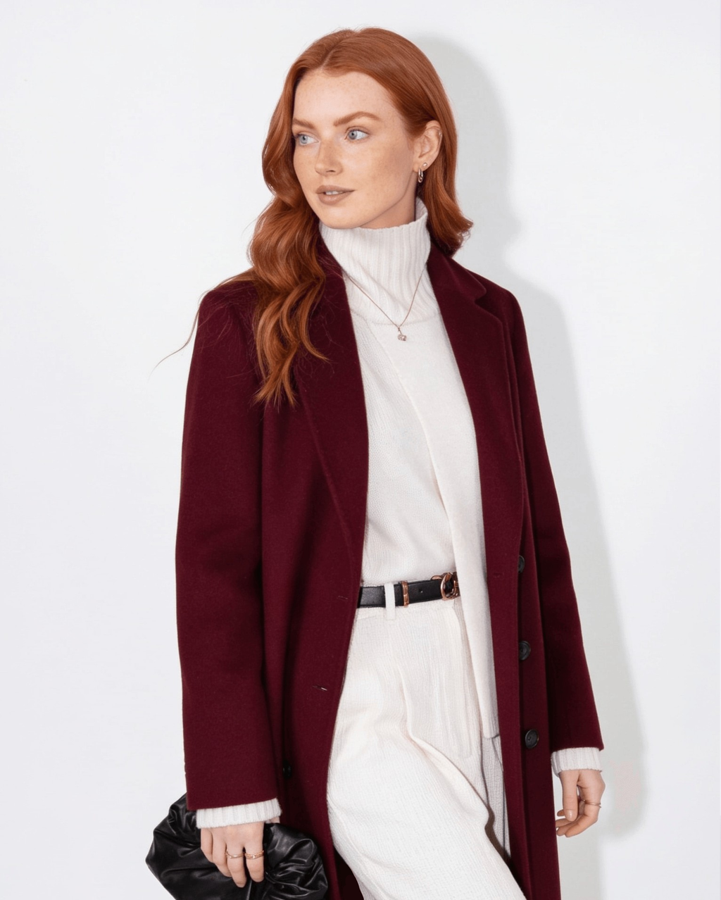 Éliette Montciel | Notch Lapel Single-Breasted Maxi Coat