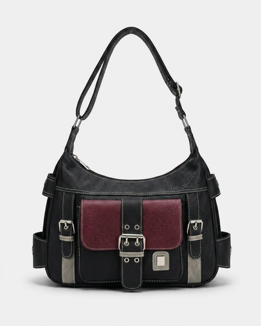 Garance Delorme |Twin Buckle Flap Crossbody Bag