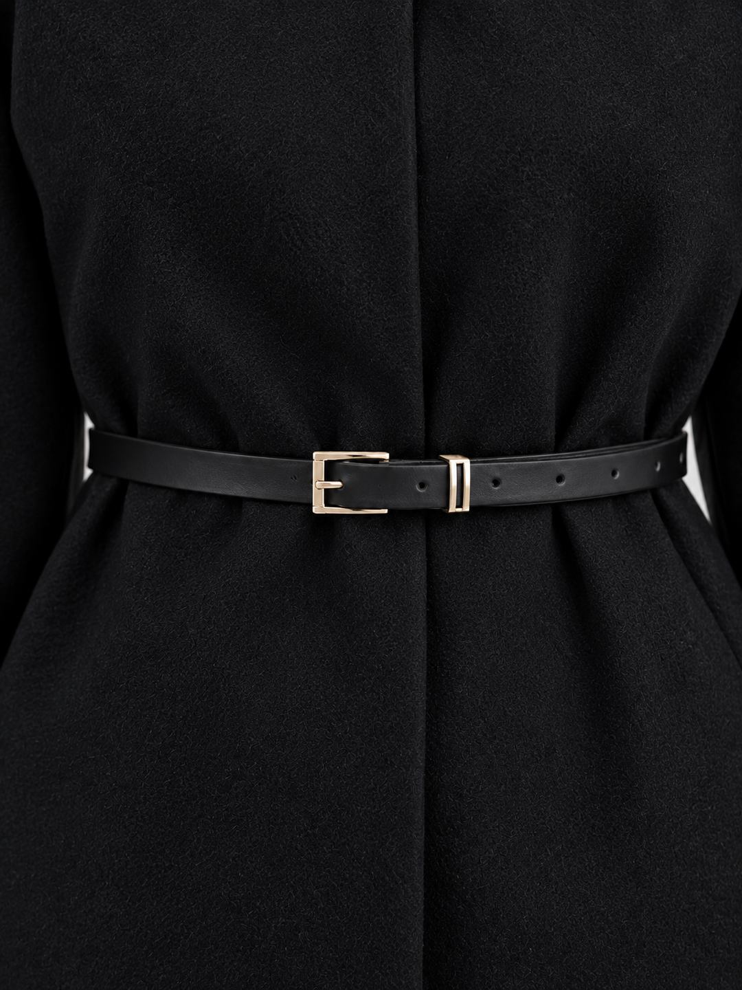 Ivy Bellamy | Women’s Belted Cape Jacket – High Neck Flared Sleeve Coat