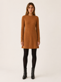 Laure Devereaux | Jumper Dress with Round Neck and Long Sleeves