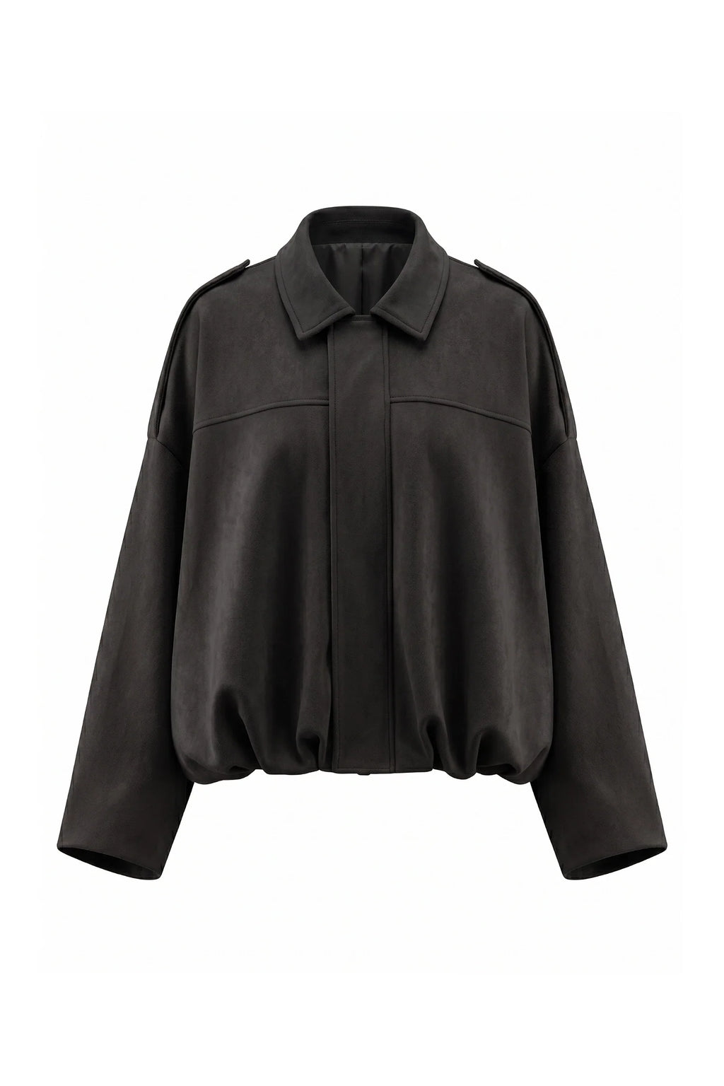Jade Boyer | Women’s Winter Cropped Bomber Jacket with Oversized Fit