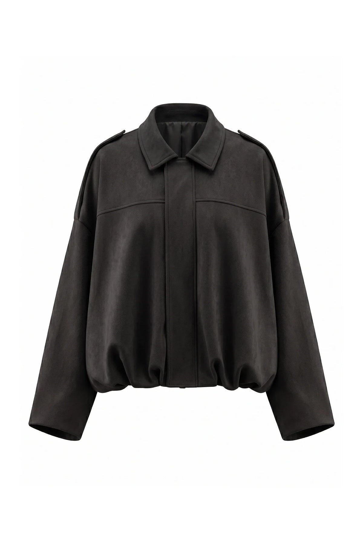 Jade Boyer | Women’s Winter Cropped Bomber Jacket with Oversized Fit
