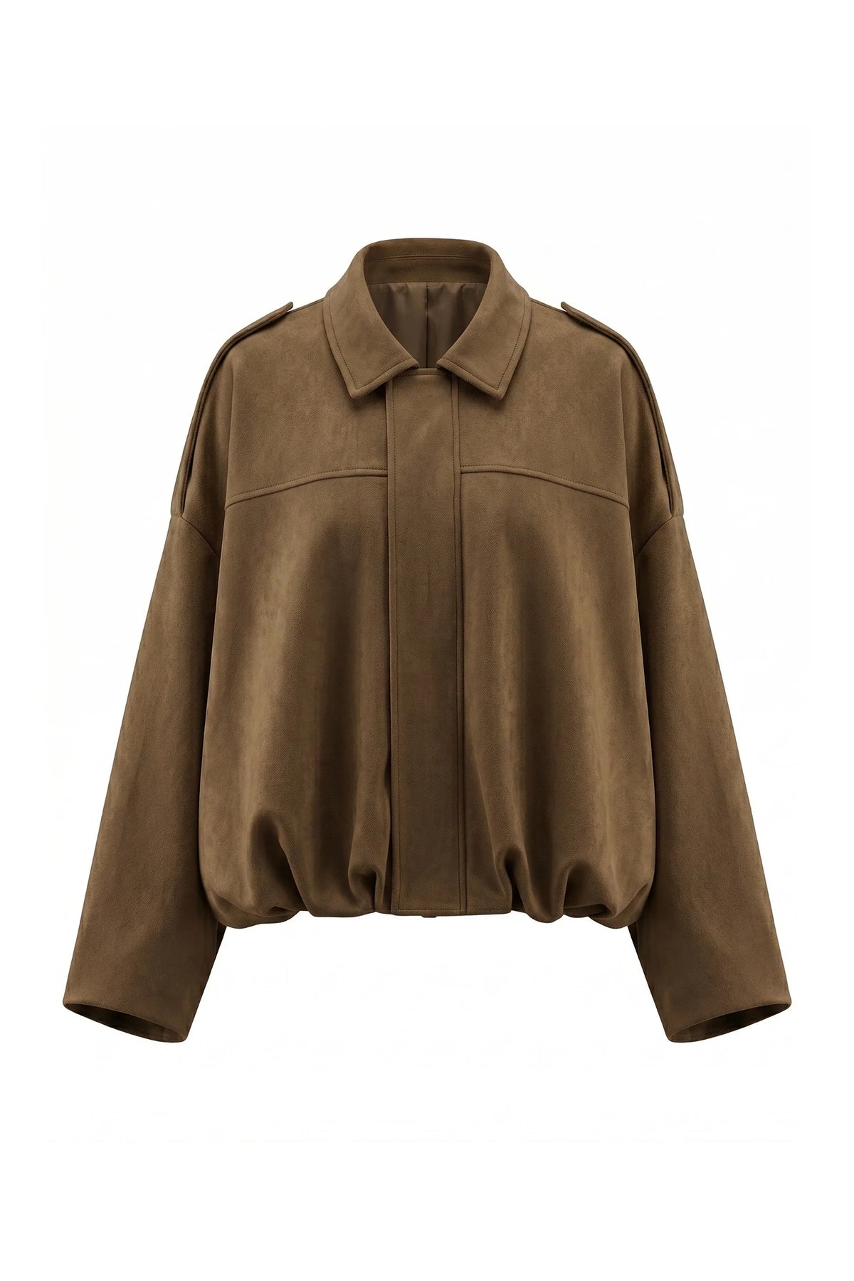 Jade Boyer | Women’s Winter Cropped Bomber Jacket with Oversized Fit