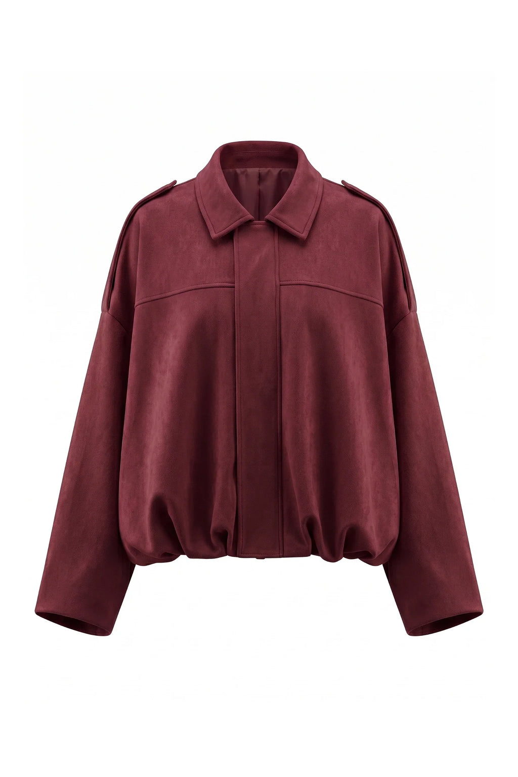 Jade Boyer | Women’s Winter Cropped Bomber Jacket with Oversized Fit