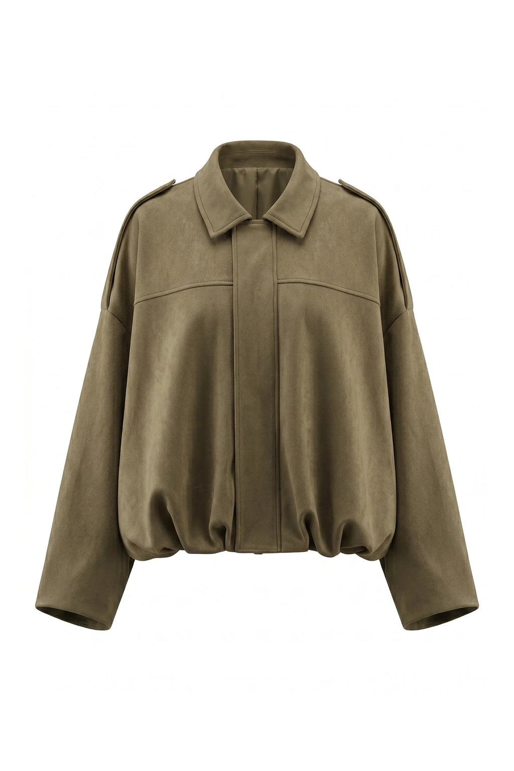 Jade Boyer | Women’s Winter Cropped Bomber Jacket with Oversized Fit