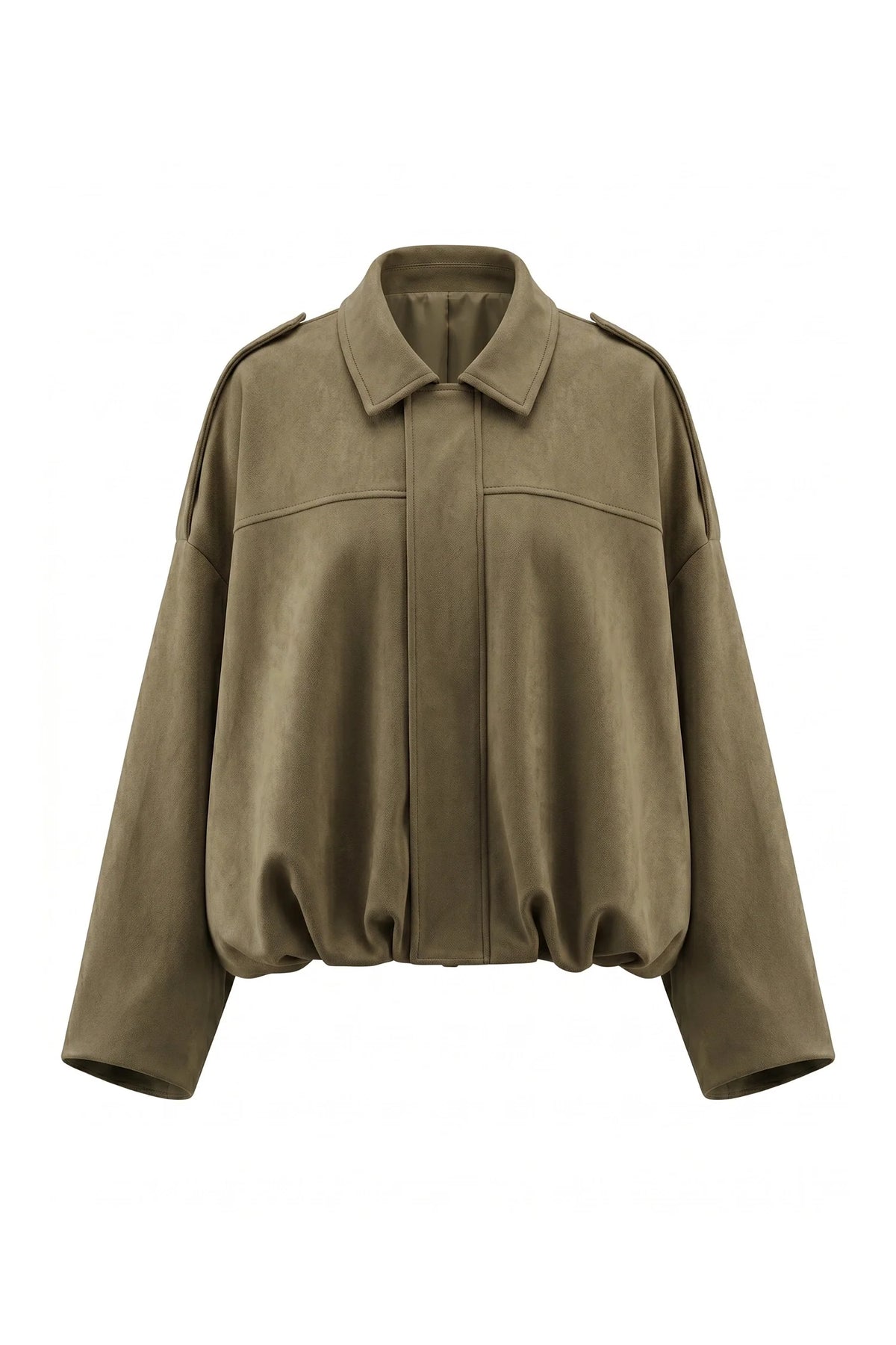 Jade Boyer | Women’s Winter Cropped Bomber Jacket with Oversized Fit