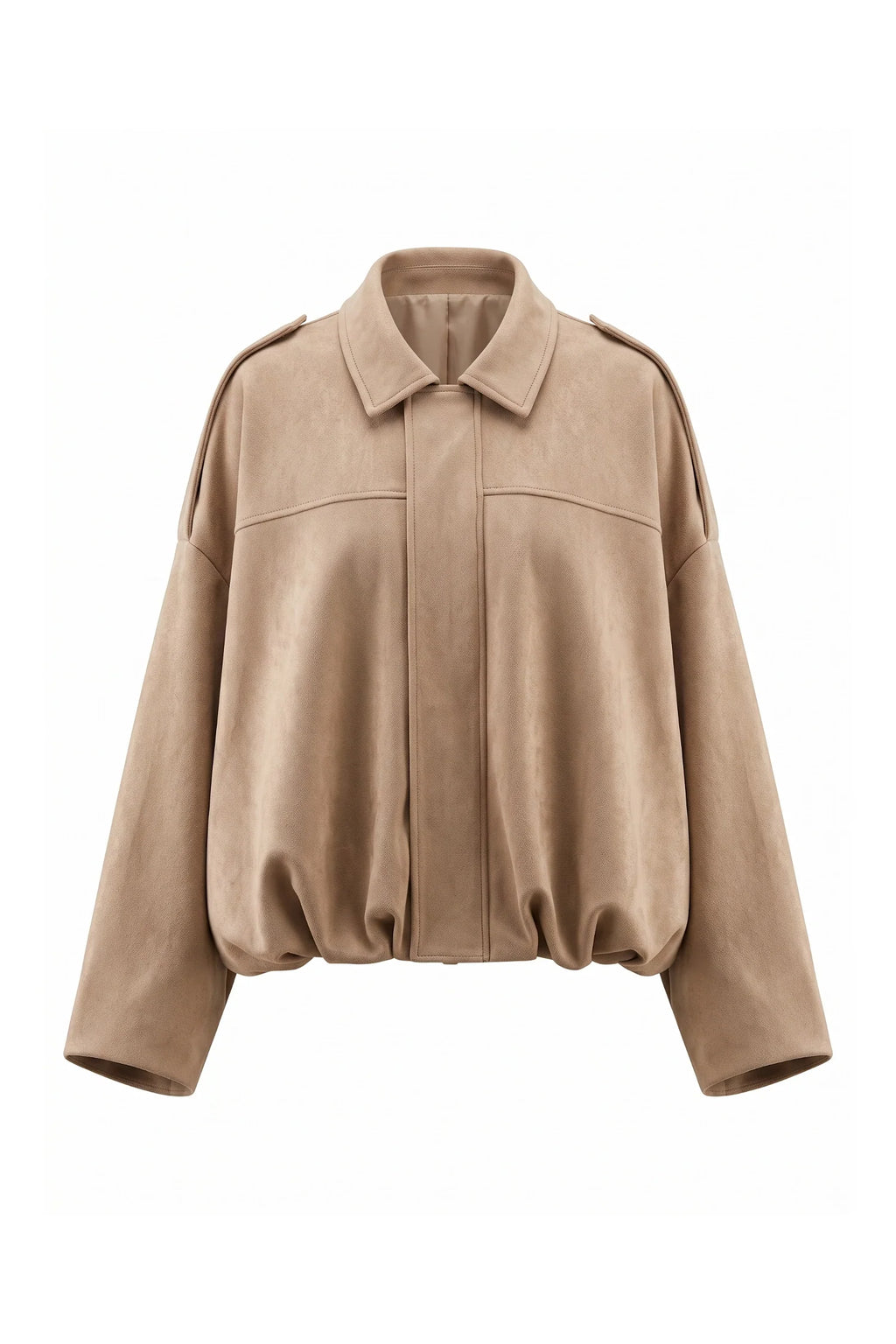 Jade Boyer | Women’s Winter Cropped Bomber Jacket with Oversized Fit