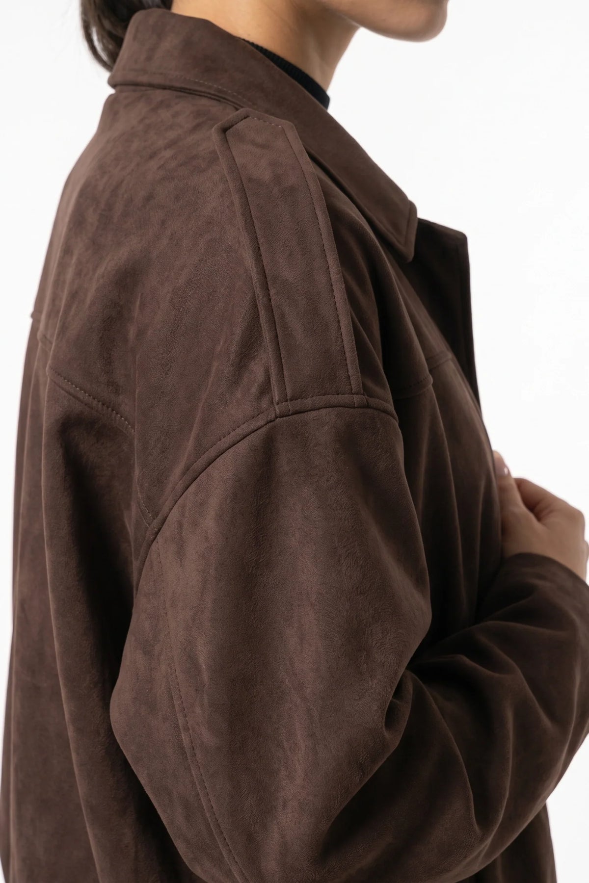 Jade Boyer | Women’s Winter Cropped Bomber Jacket with Oversized Fit