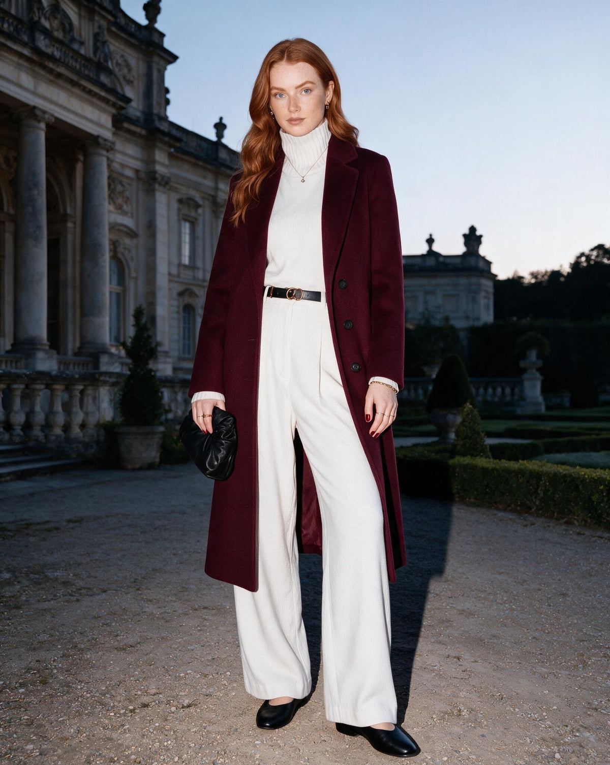 Éliette Montciel | Notch Lapel Single-Breasted Maxi Coat