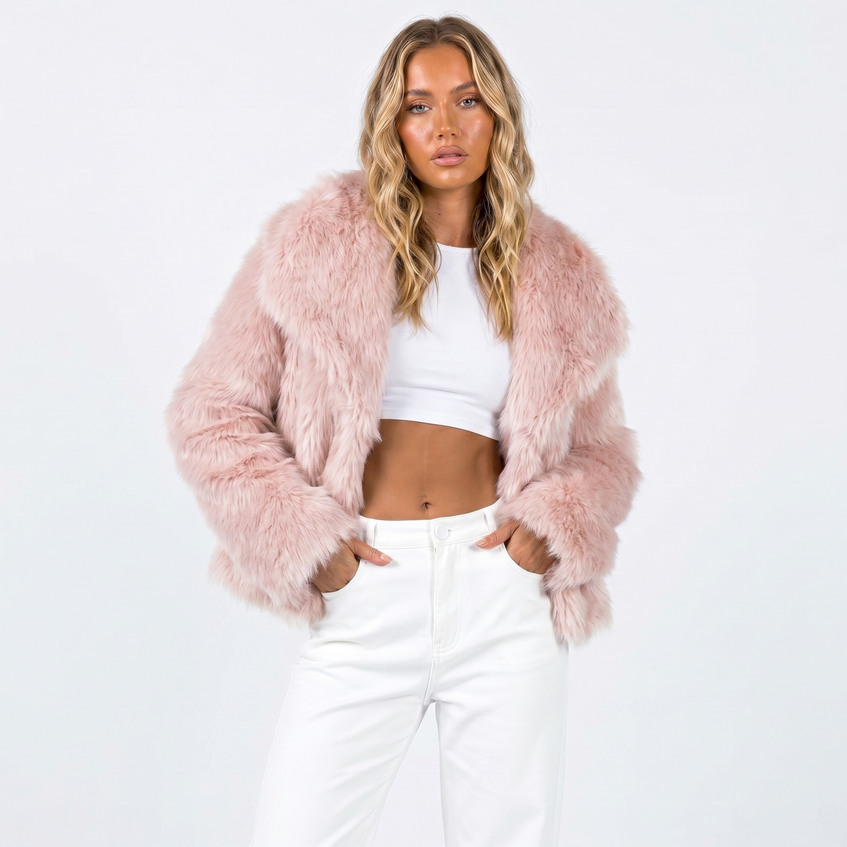 Ysaline Dauvet | Luxury Faux Fur Jacket For Women