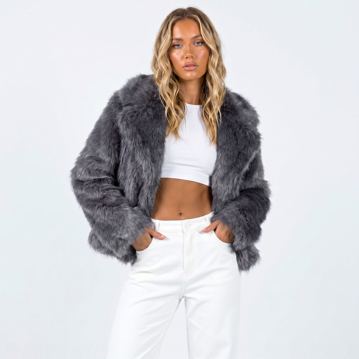 Ysaline Dauvet | Luxury Faux Fur Jacket For Women