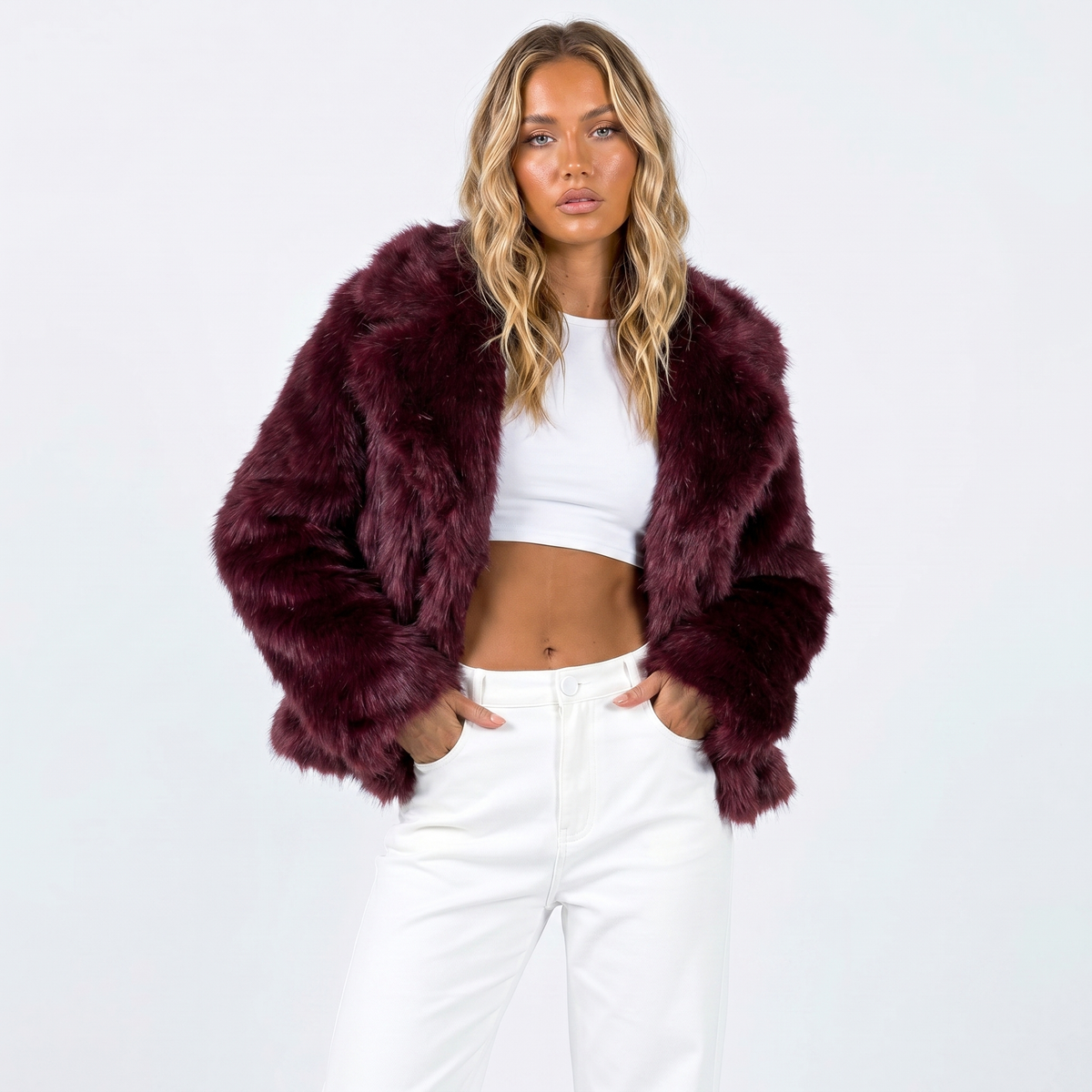 Ysaline Dauvet | Luxury Faux Fur Jacket For Women