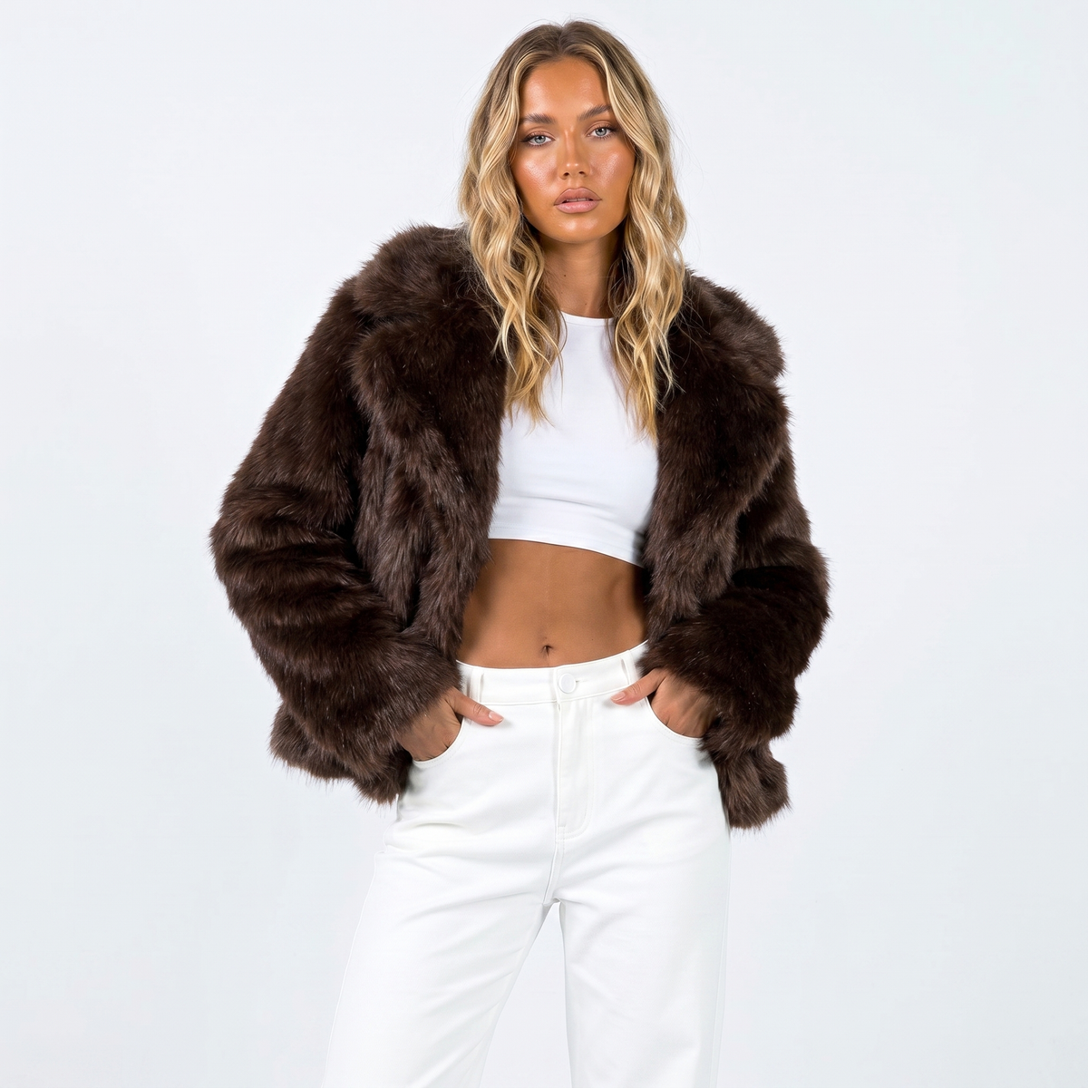 Ysaline Dauvet | Luxury Faux Fur Jacket For Women