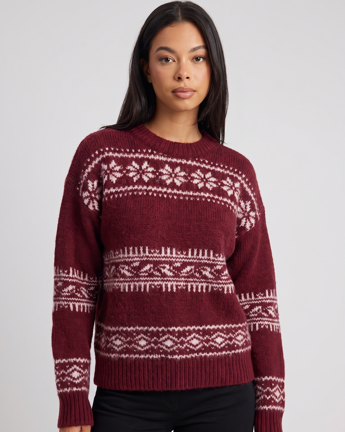 Arielle Dufresne | Women's Fair Isle Crewneck Jumper