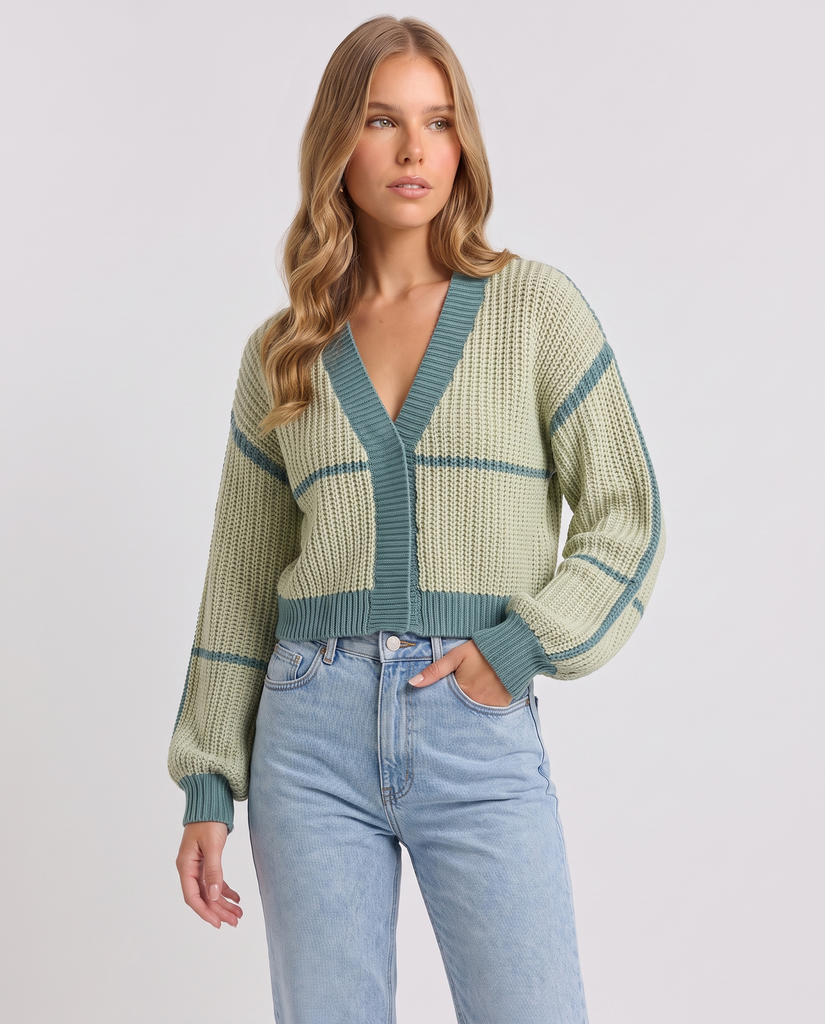 Roxane Valnoir  | Women's Cropped Cardigan