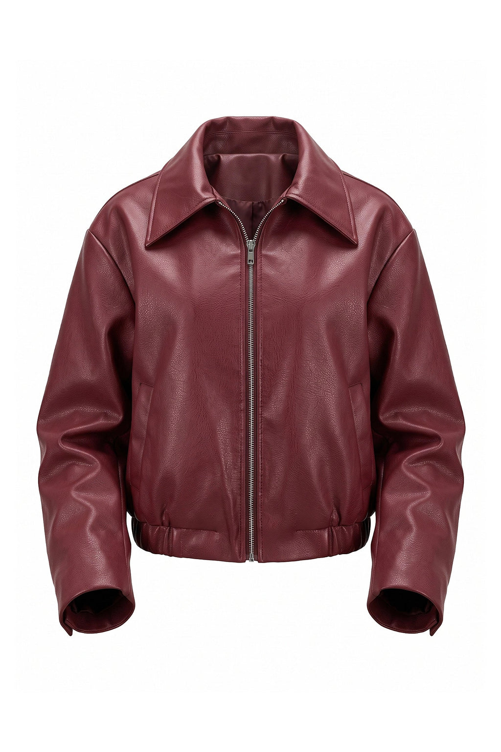 Manon Henry | Women's Winter Versatile Oversized Faux Leather Jacket