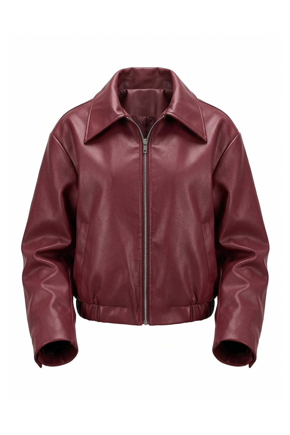 Manon Henry | Women's Winter Versatile Oversized Faux Leather Jacket