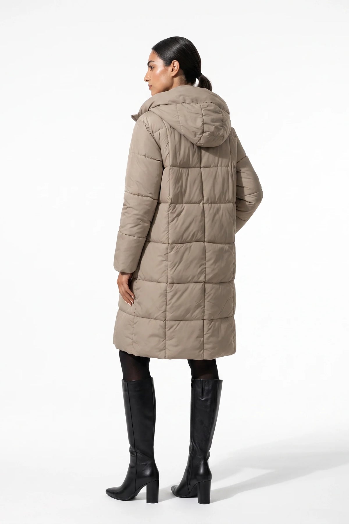 Adèle Laurent | Women’s Winter Warm Long Hooded Puffer Coat