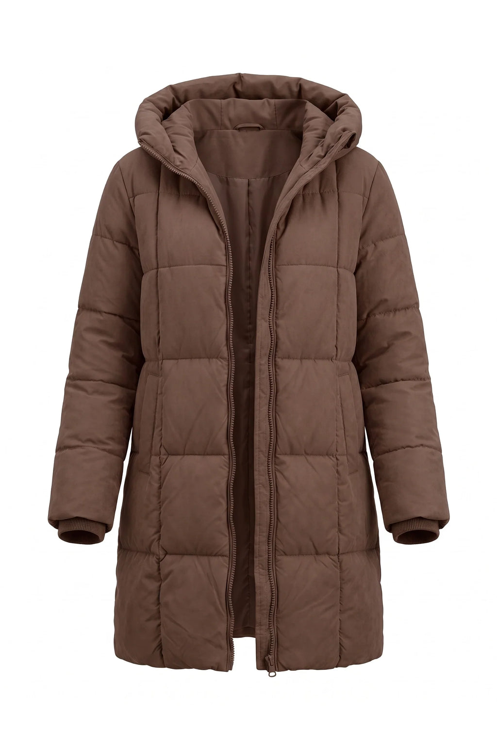 Adèle Laurent | Women’s Winter Warm Long Hooded Puffer Coat