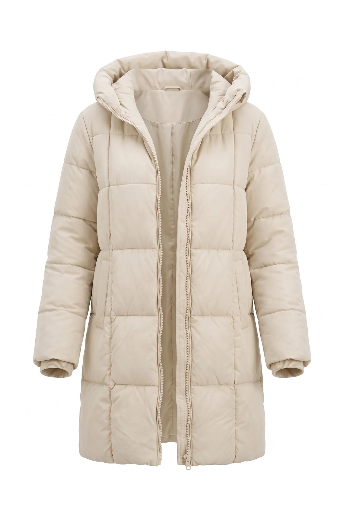 Adèle Laurent | Women’s Winter Warm Long Hooded Puffer Coat