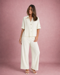Isaline Noirville | Relaxed Shirt & Wide Leg Trousers Co-ord Set