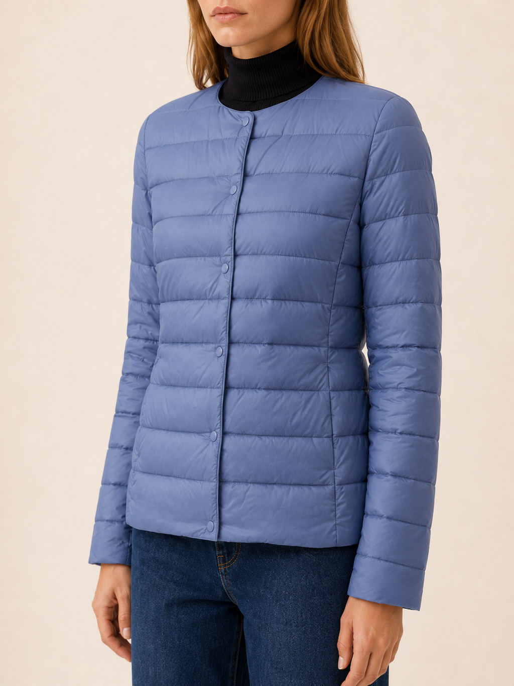 Amalia Varenza | Women's Lightweight Quilted Jacket with Snaps