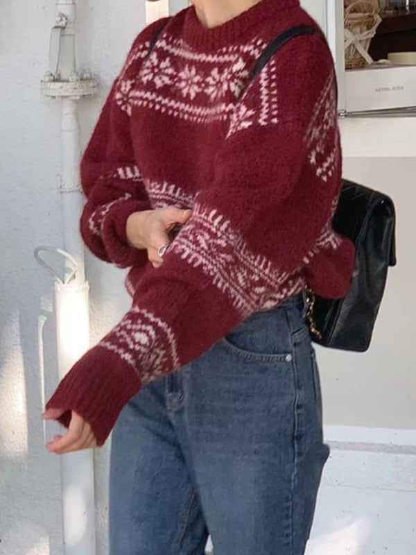 Arielle Dufresne | Women's Fair Isle Crewneck Jumper