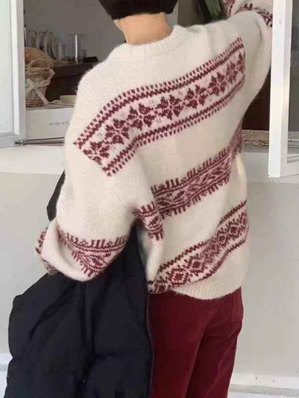 Arielle Dufresne | Women's Fair Isle Crewneck Jumper