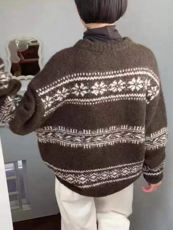 Arielle Dufresne | Women's Fair Isle Crewneck Jumper