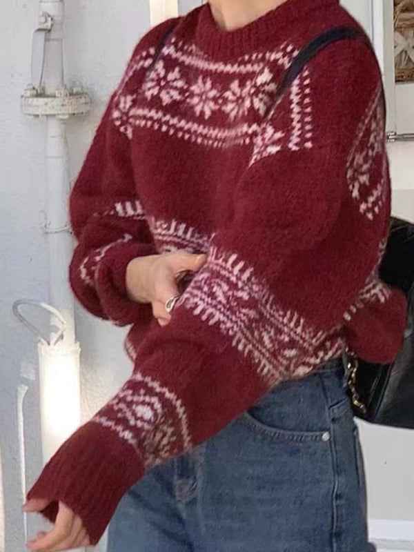 Arielle Dufresne | Women's Fair Isle Crewneck Jumper
