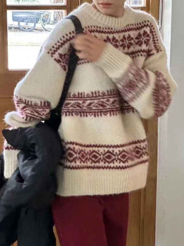 Arielle Dufresne | Women's Fair Isle Crewneck Jumper