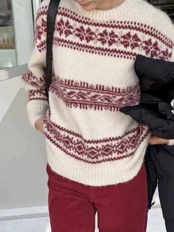 Arielle Dufresne | Women's Fair Isle Crewneck Jumper