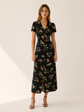 Valeria Chiaramonte | Floral Maxi Dress with Button Front