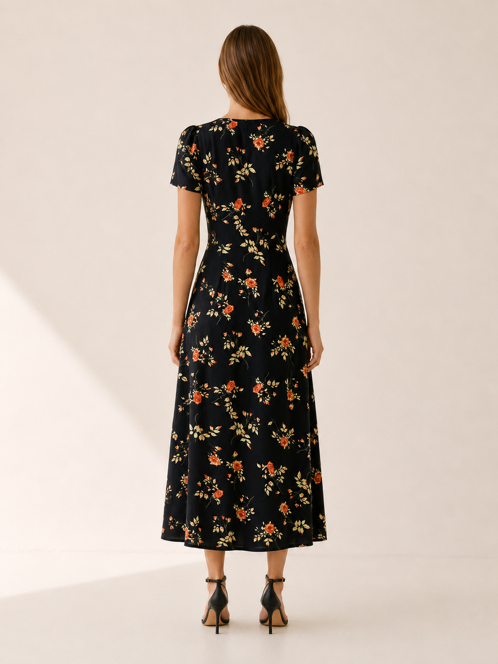 Valeria Chiaramonte | Floral Maxi Dress with Button Front