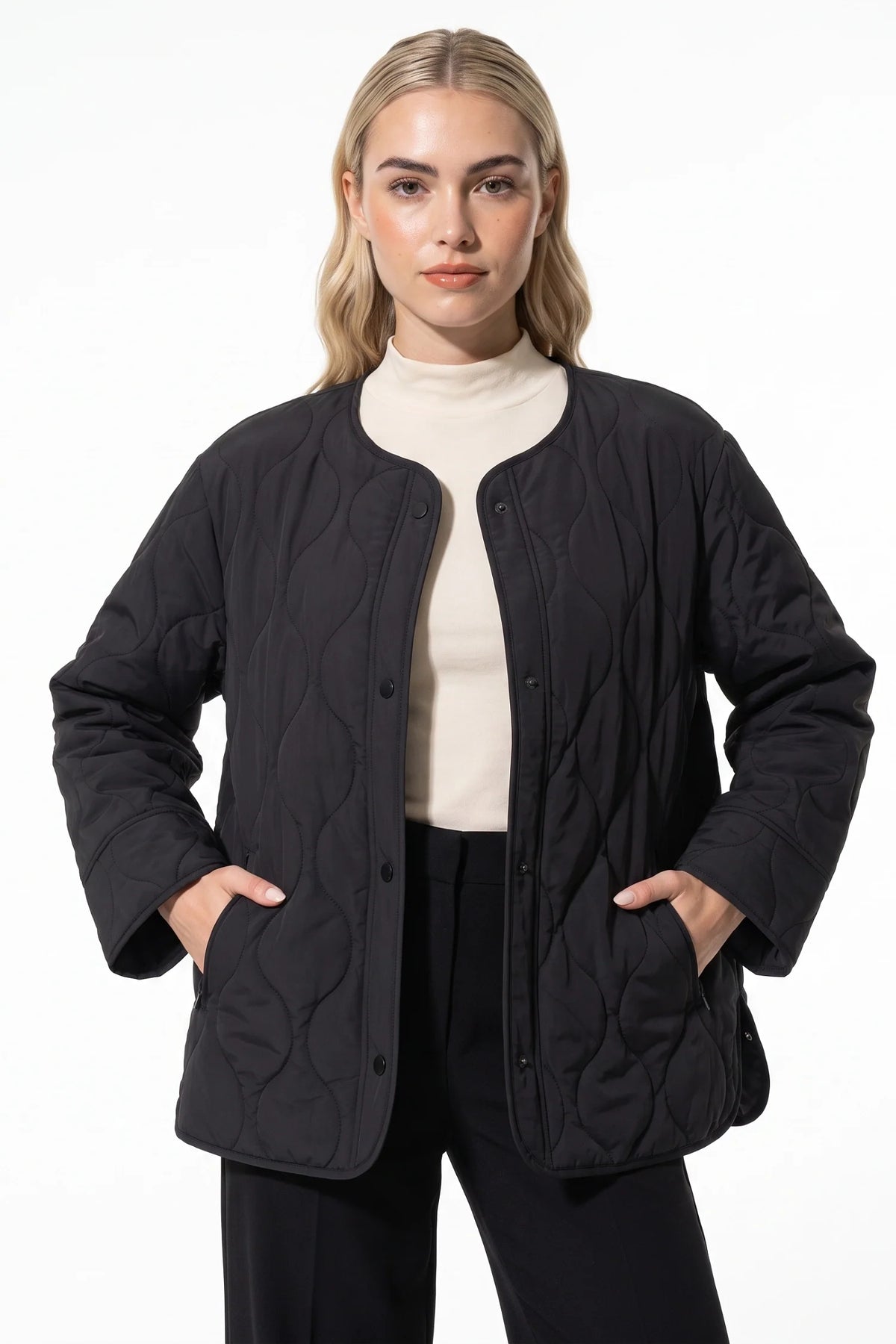 Eva Robin | Women’s Winter Lightweight Quilted Jacket with Relaxed Fit
