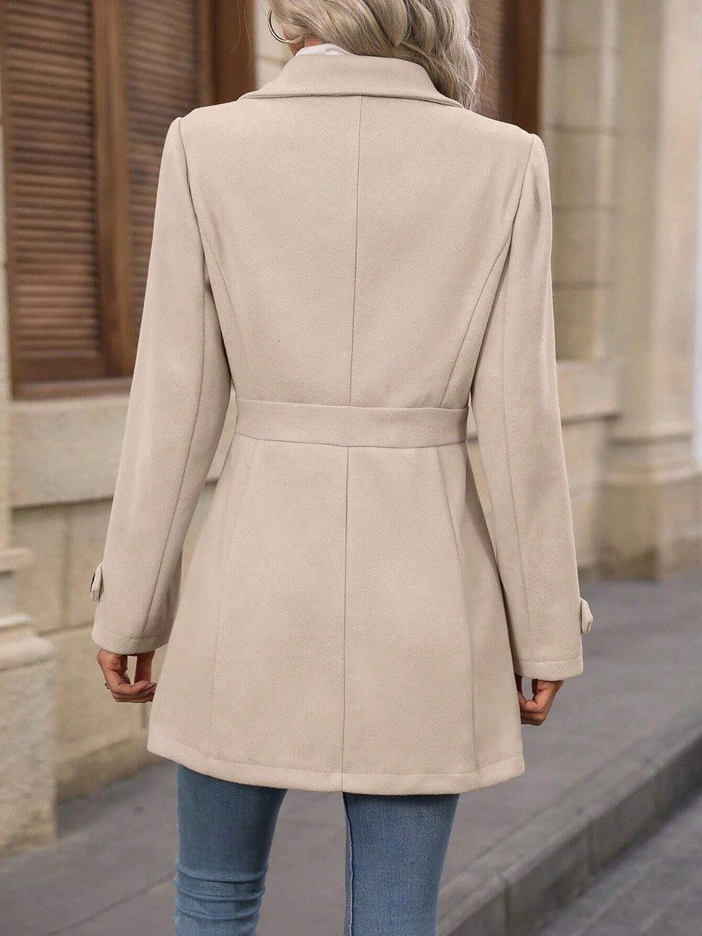 Sien | Women's Button-Front Belted Trench Coat