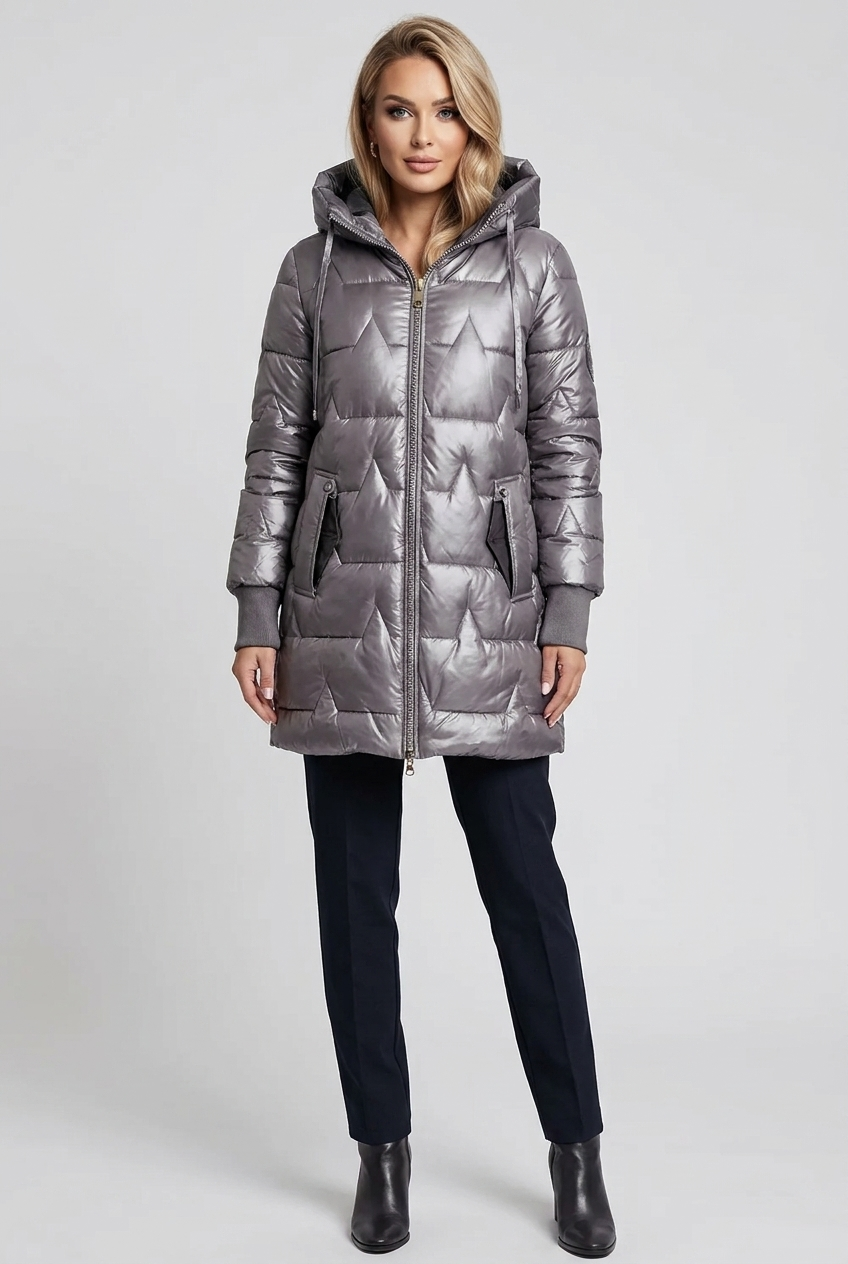 Thaïs Delavaux | Women's Long Puffer Winter Coat