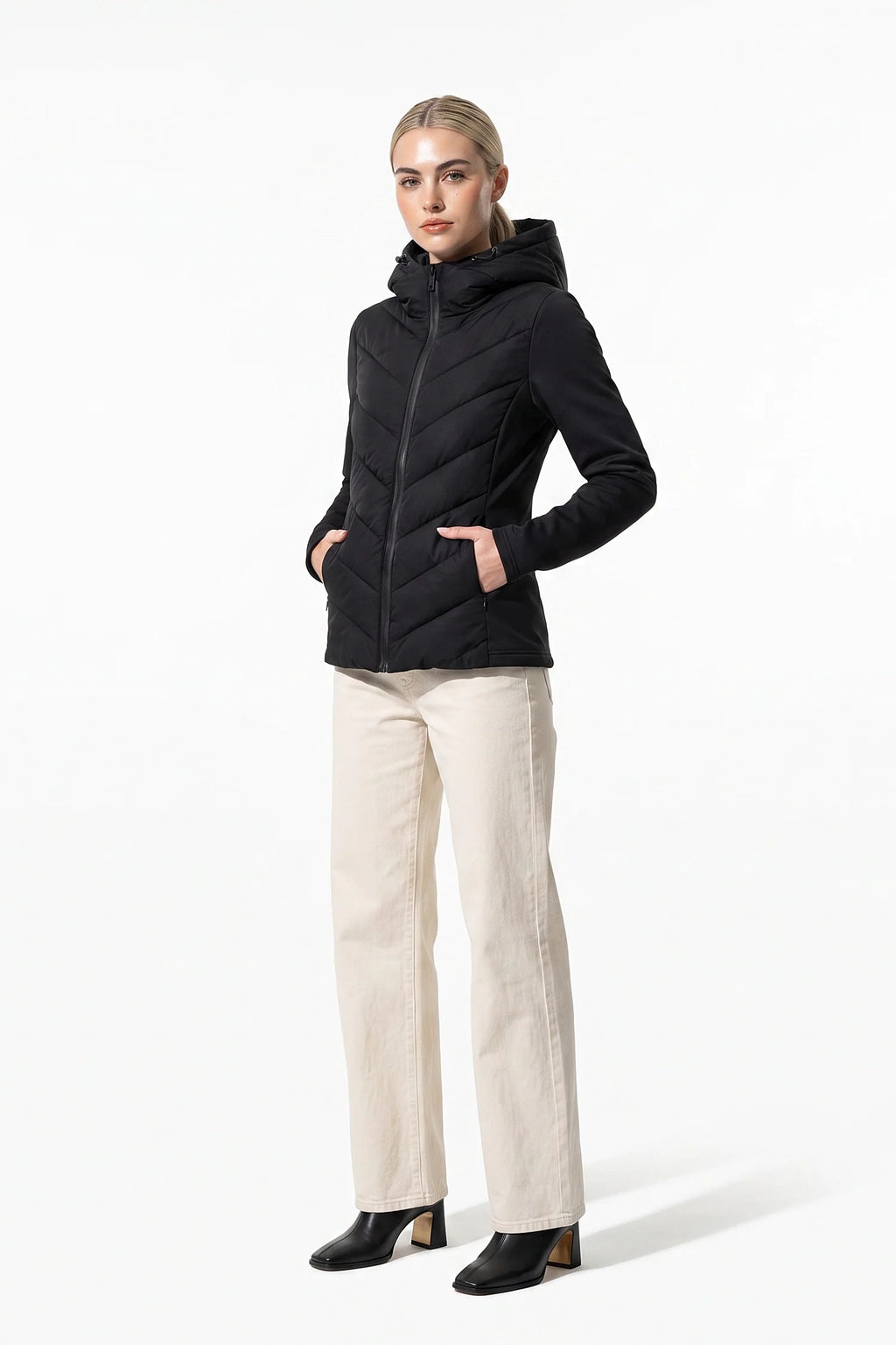 Lise Brunel | Women's Winter Lightweight Hooded Puffer Jacket