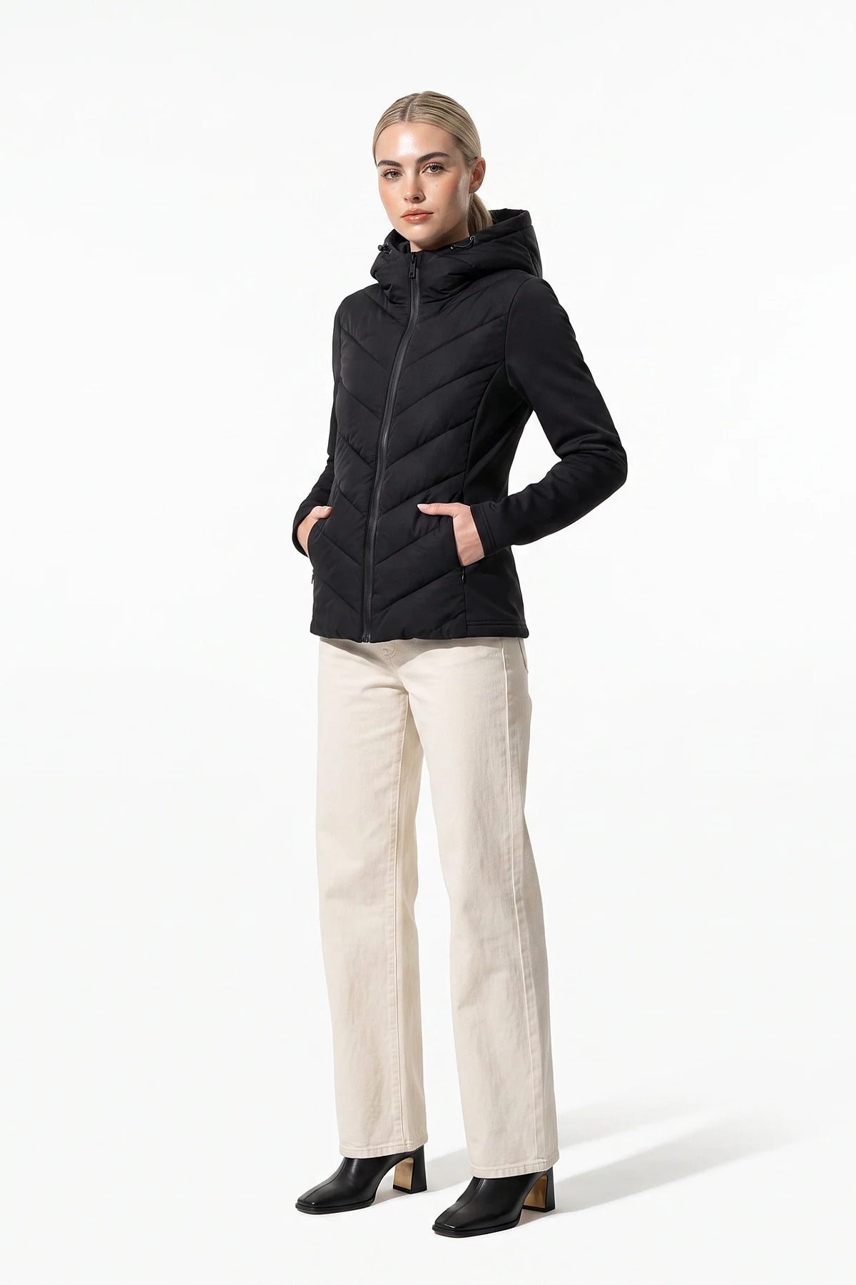 Lise Brunel | Women's Winter Lightweight Hooded Puffer Jacket