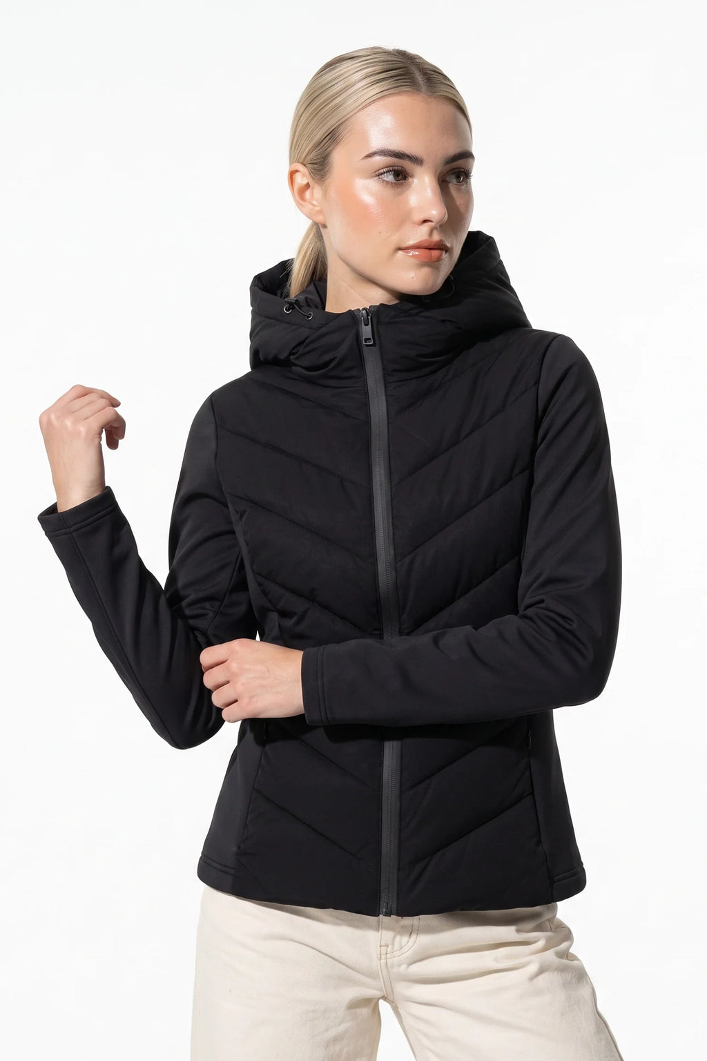 Lise Brunel | Women's Winter Lightweight Hooded Puffer Jacket