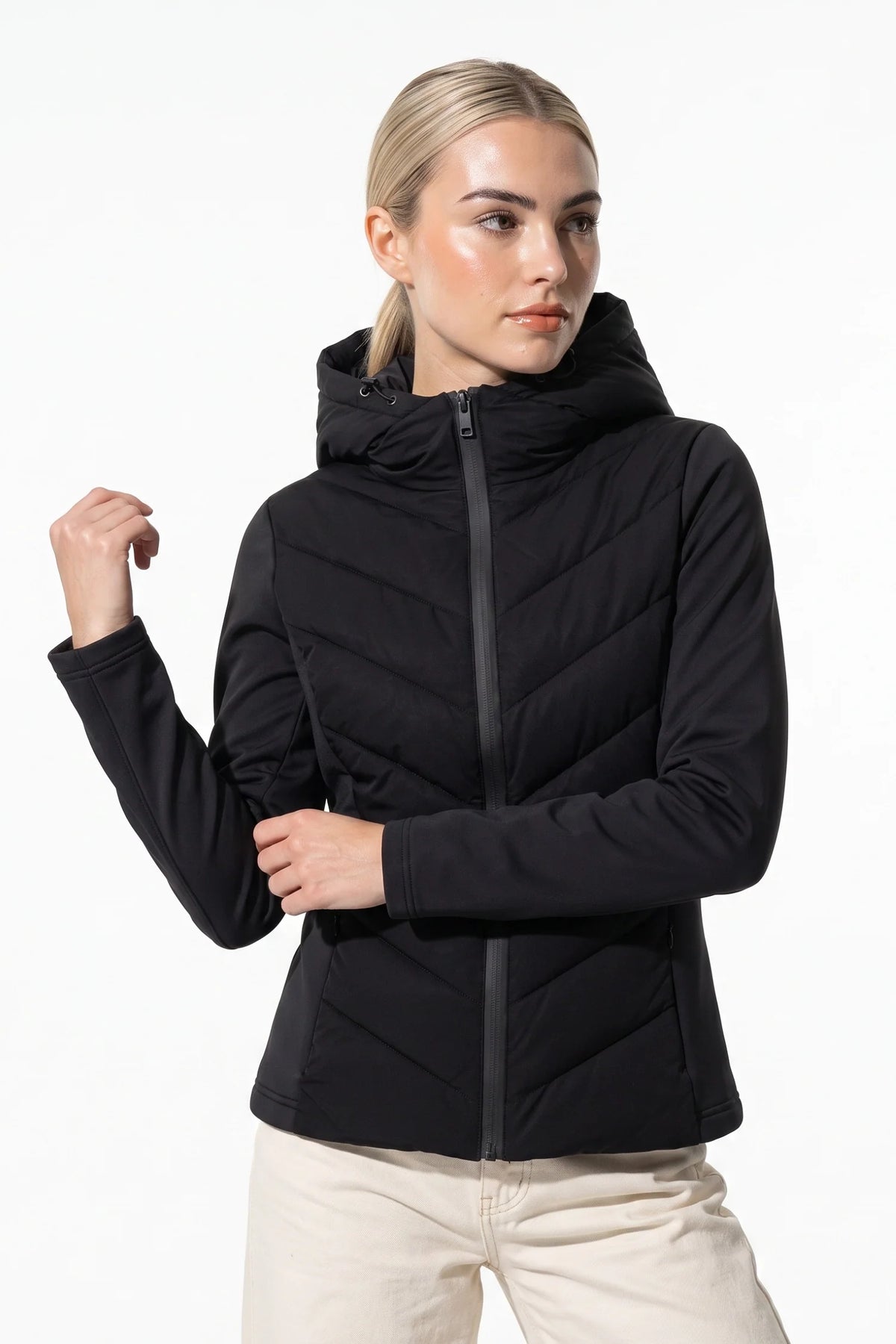 Lise Brunel | Women's Winter Lightweight Hooded Puffer Jacket