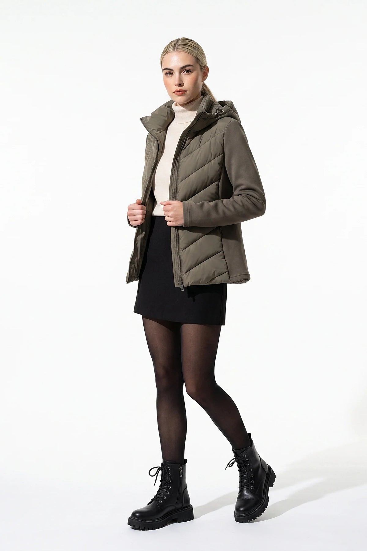 Lise Brunel | Women's Winter Lightweight Hooded Puffer Jacket