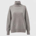 Cléo Sorel | Women's Oversized Chunky Turtleneck Knit Sweater