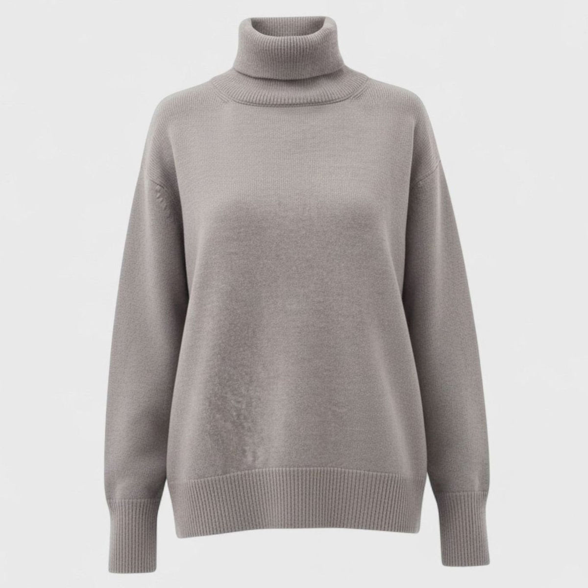 Cléo Sorel | Women's Oversized Chunky Turtleneck Knit Sweater
