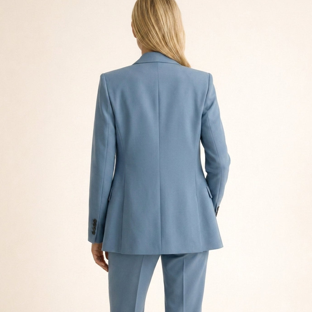 Claire Avray | Women's Wide-Leg Flared Tailored Two-Piece Trouser Suit