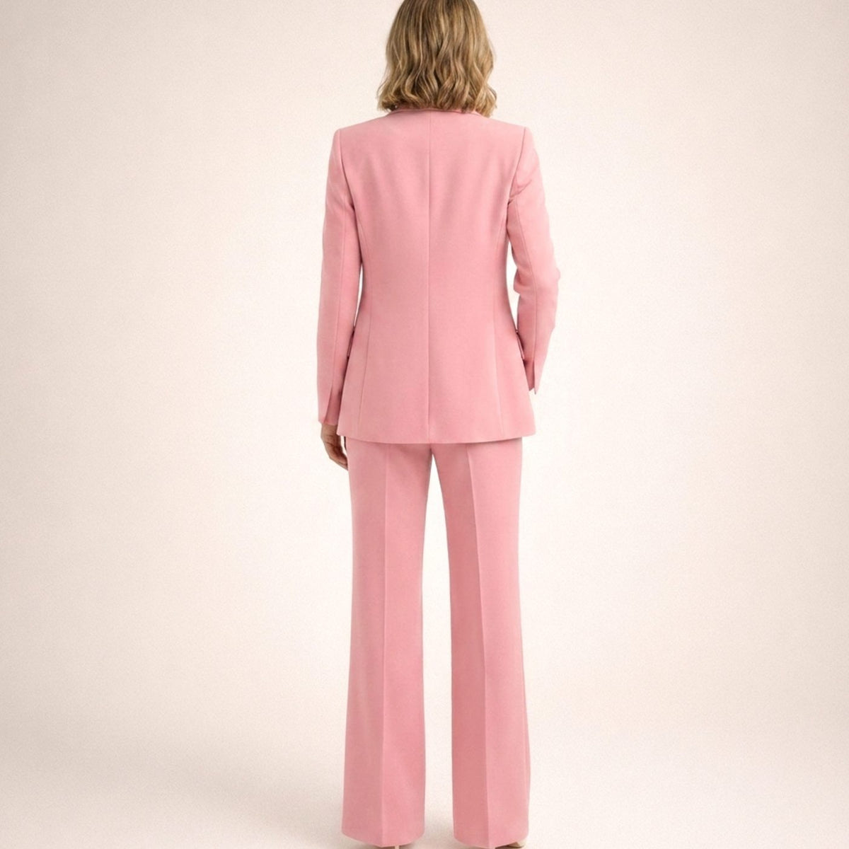 Claire Avray | Women's Wide-Leg Flared Tailored Two-Piece Trouser Suit