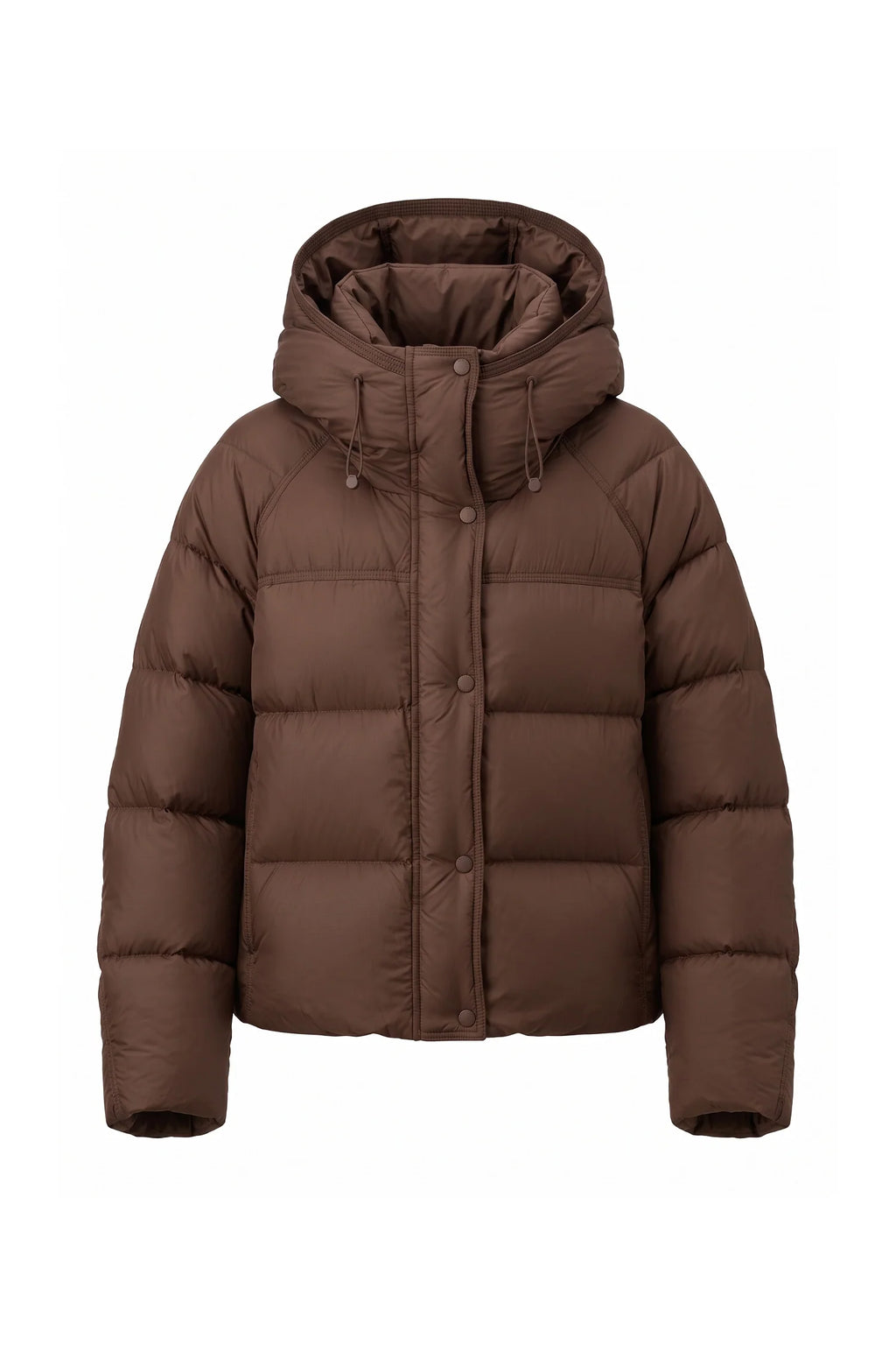 Coline Coulomb | Women’s Winter Warm Hooded Puffer Jacket with Relaxed Cropped Fit