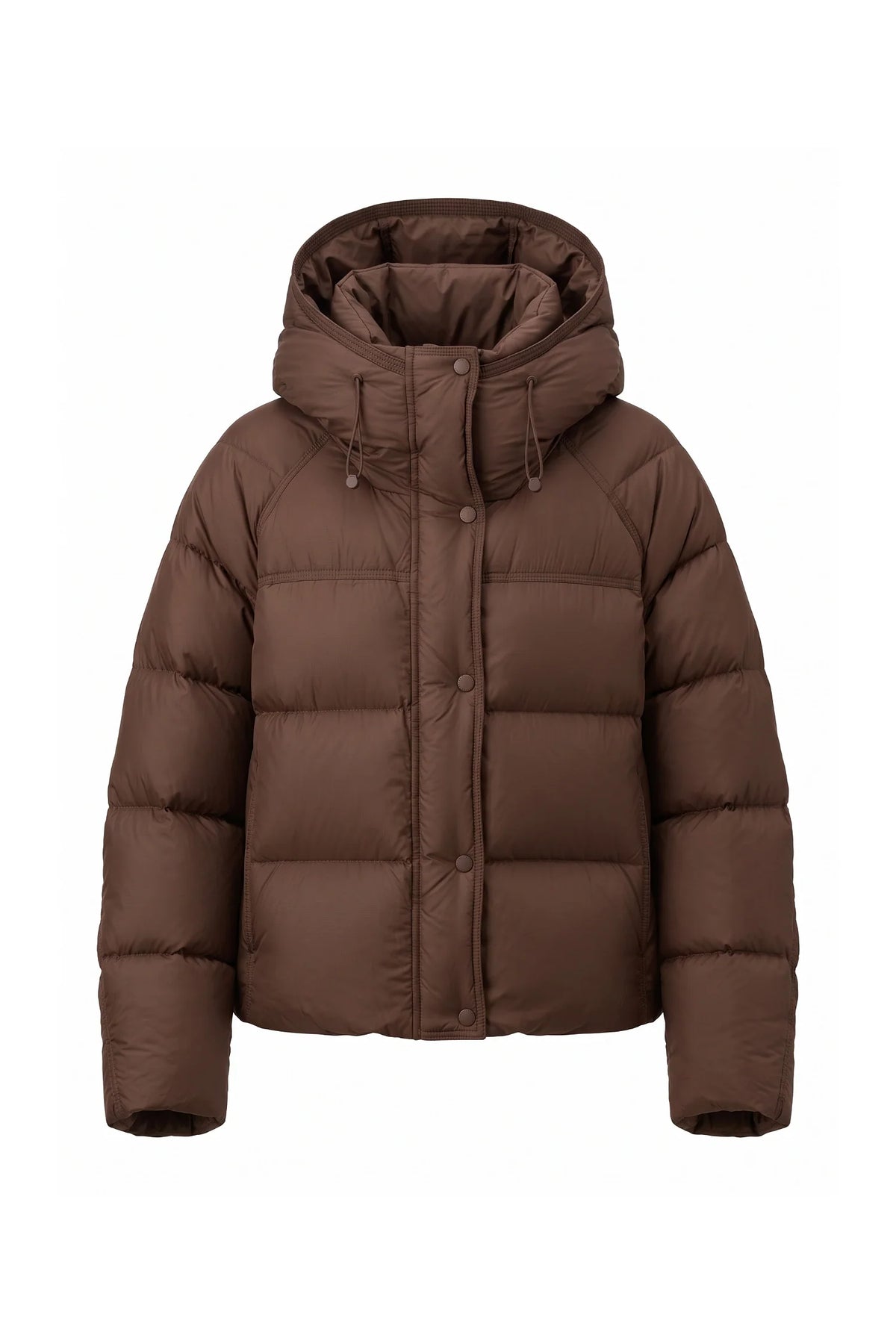Coline Coulomb | Women’s Winter Warm Hooded Puffer Jacket with Relaxed Cropped Fit