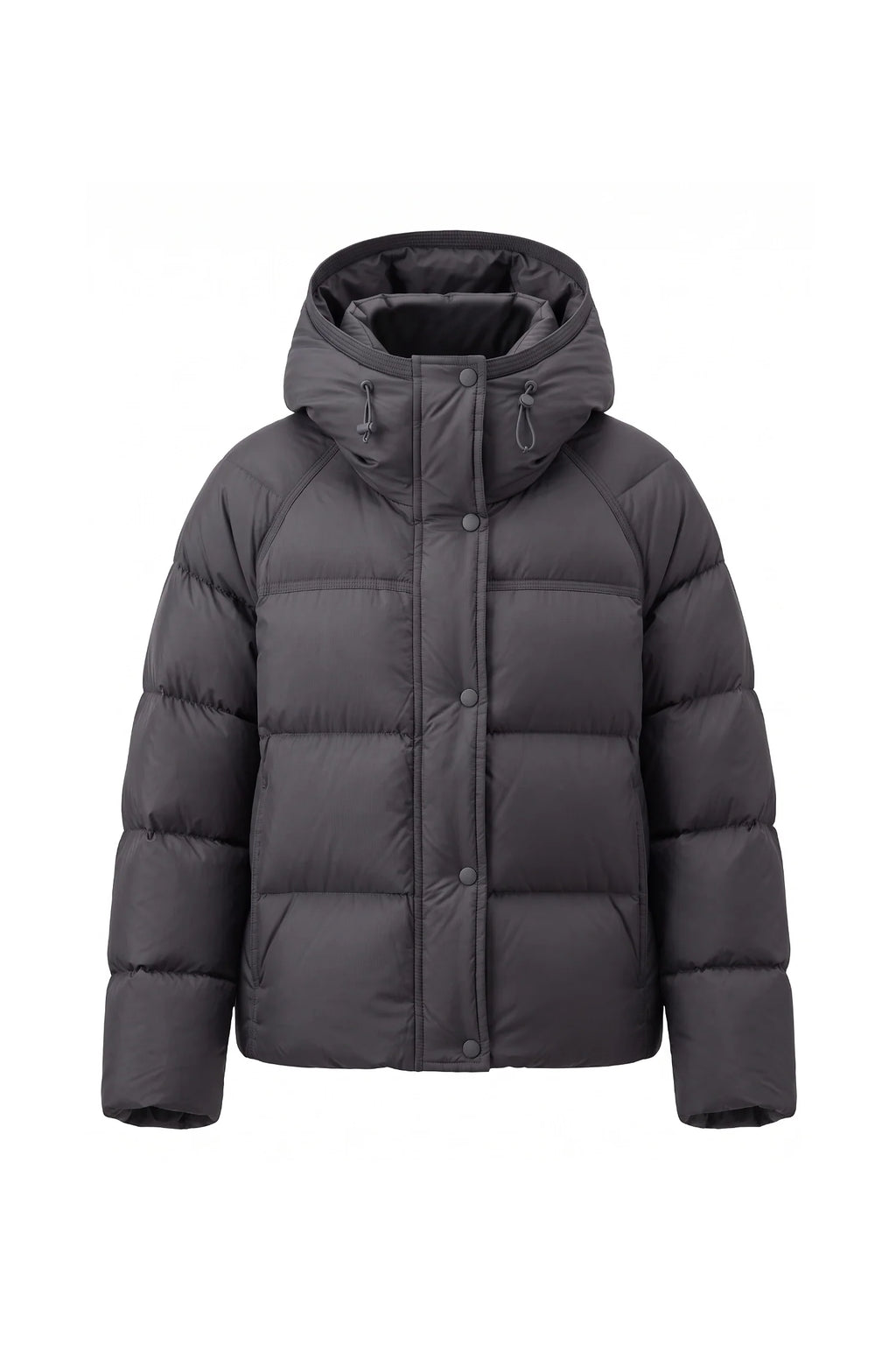 Coline Coulomb | Women’s Winter Warm Hooded Puffer Jacket with Relaxed Cropped Fit