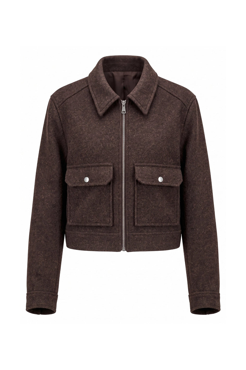 Clara Robert | Women's Winter Versatile Cropped Jacket with Zip Up
